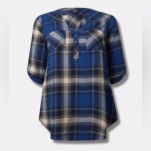 Torrid: Harper 3/4 Sleeve Pullover Tunic